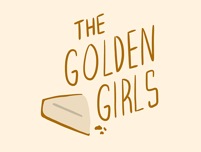 The Golden Girls branding design dribbbleweeklywarmup illustration logo procreate