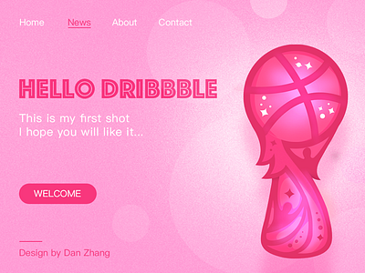 hello dribbble l hope you will like it dribbble hello