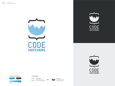 Logo Exploration for Code Hatchers brand design logo design