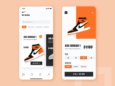 Shoe E-Commerce App app branding debut shot design typography ui web
