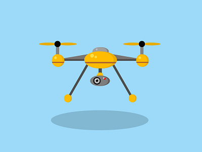 Drone Illustration icon illustration