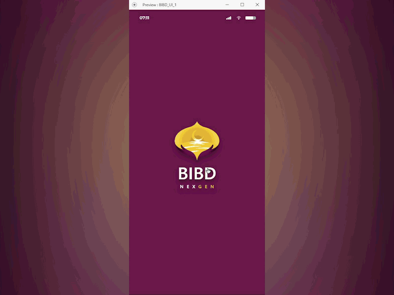 BIBD App UI/UX
