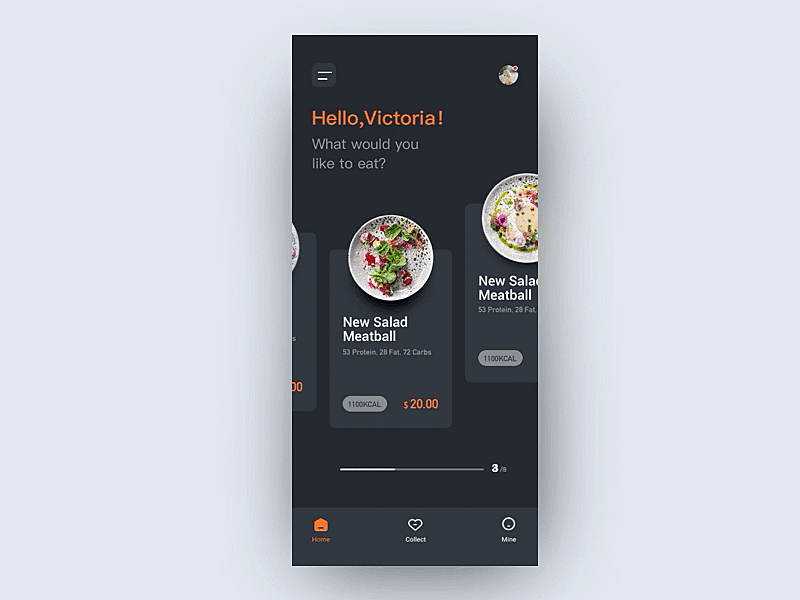 What would you like to eat？ animation branding healthy food icon illustrator lettering logo typography ui web