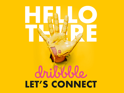 Hello there Dribbble branding branding agency branding and identity connected debut debutshot design first shot hello hello dribbble marketing agency uk wales welcome welcome shot