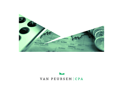 Van Peursem CPA brand finance icon image money photography white space