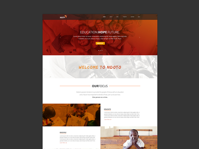 Ndoto Web 2.1 africa color css dark eden creative flat html miminal slider ui ux web