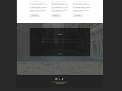 Hilgart Contact Page clean contact form css design eden creative footer html responsive web website