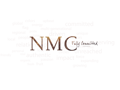 NMC ID Two america branding church eden creative illustration logo maroon process typography