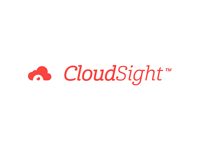 CloudSight ID app brand cloud concept eden creative eye flat icon identity logo mark process