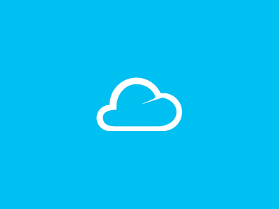 Cloud blue cloud eden creative flat illustration logo mark sky talk
