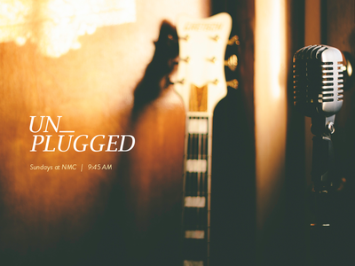 Unplugged church design eden creative indiana music outlet plug typography worship