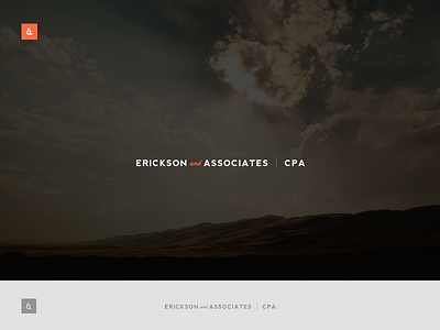 Erickson Identity accounting brand california cpa eden creative icon identity logo story typography