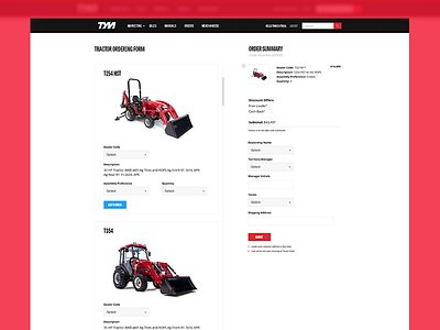 TYM Ordering System Concept 2 backend cart ecommerce eden creative typography ui ux web