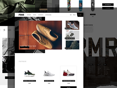 PRMR design grand rapids michigan midwest shoes sneakers ui ux web