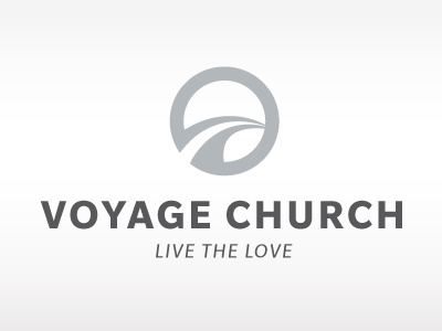 Voyage 2 brand church design god grey icon live logo love sans serif typography voyage