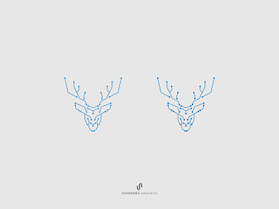 Circuit + Deer Logo Concept