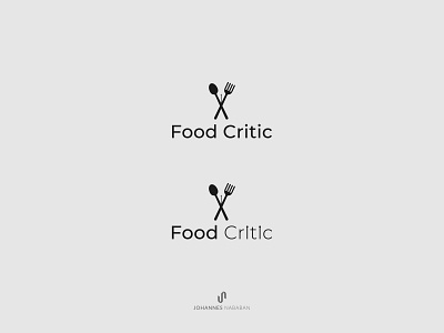 Food Critic branding company logo design dribbble food food logo graphic design illustration logo logo design logo idea logogram pen tool spoon vector writer