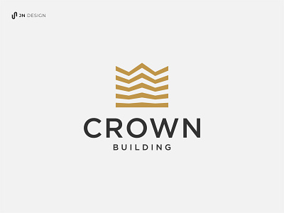 Crown Building Logo brand identity branding building company logo crown dribbble graphic design home hotel house logo logo design logo idea real estate