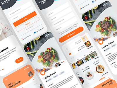 Recipe App branding design designs ui uiux ux