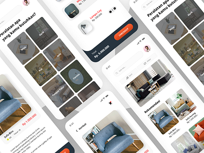 Furniture App design ui uiux