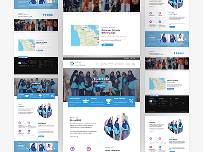 Bimbel RBR course design design web ui uiux ux