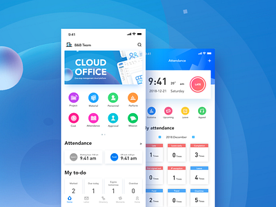Cloud Office interface - 1 design ui