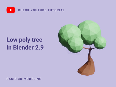 Low poly tree in Blender 2.9 | 3D Modeling 3d modeling blender blender 3d blender tree blender3dart blendercycles low poly low poly tree polygon tree tree 3d model