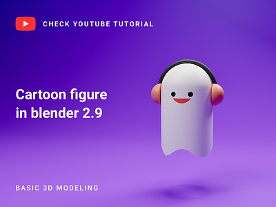 Cartoon figure in Blender 2.9 | 3D Modeling