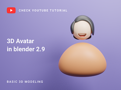 3D avatars in Blender 2.9 | 3D Modeling 3d modeling blender blender 3d