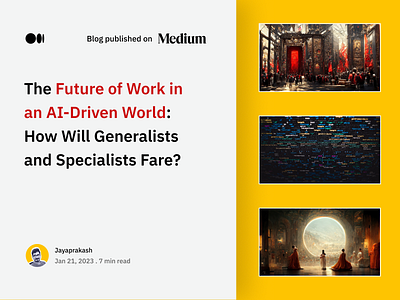 Blog - Future of work in an AI-driven world artificial intelligence blog branding graphic design