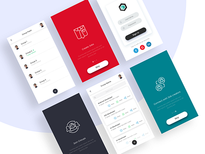 Jobs application platform by Jayaprakash Y on Dribbble