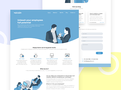 Company info website design ui ux website website landing page website ui