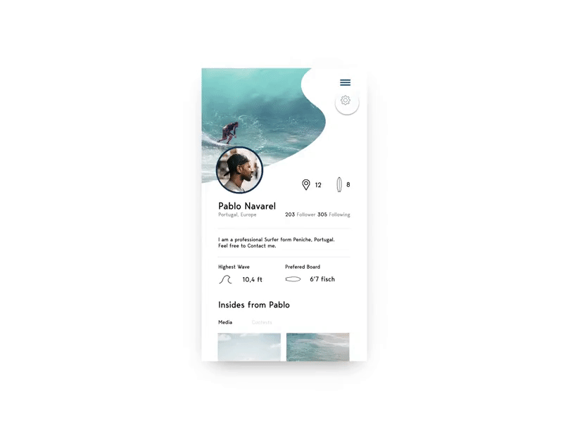 Settings Day 007 #dailyui app design invision settings ui design ux design