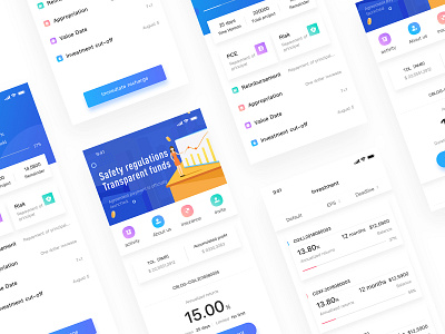 Financial Interface app financial app ui