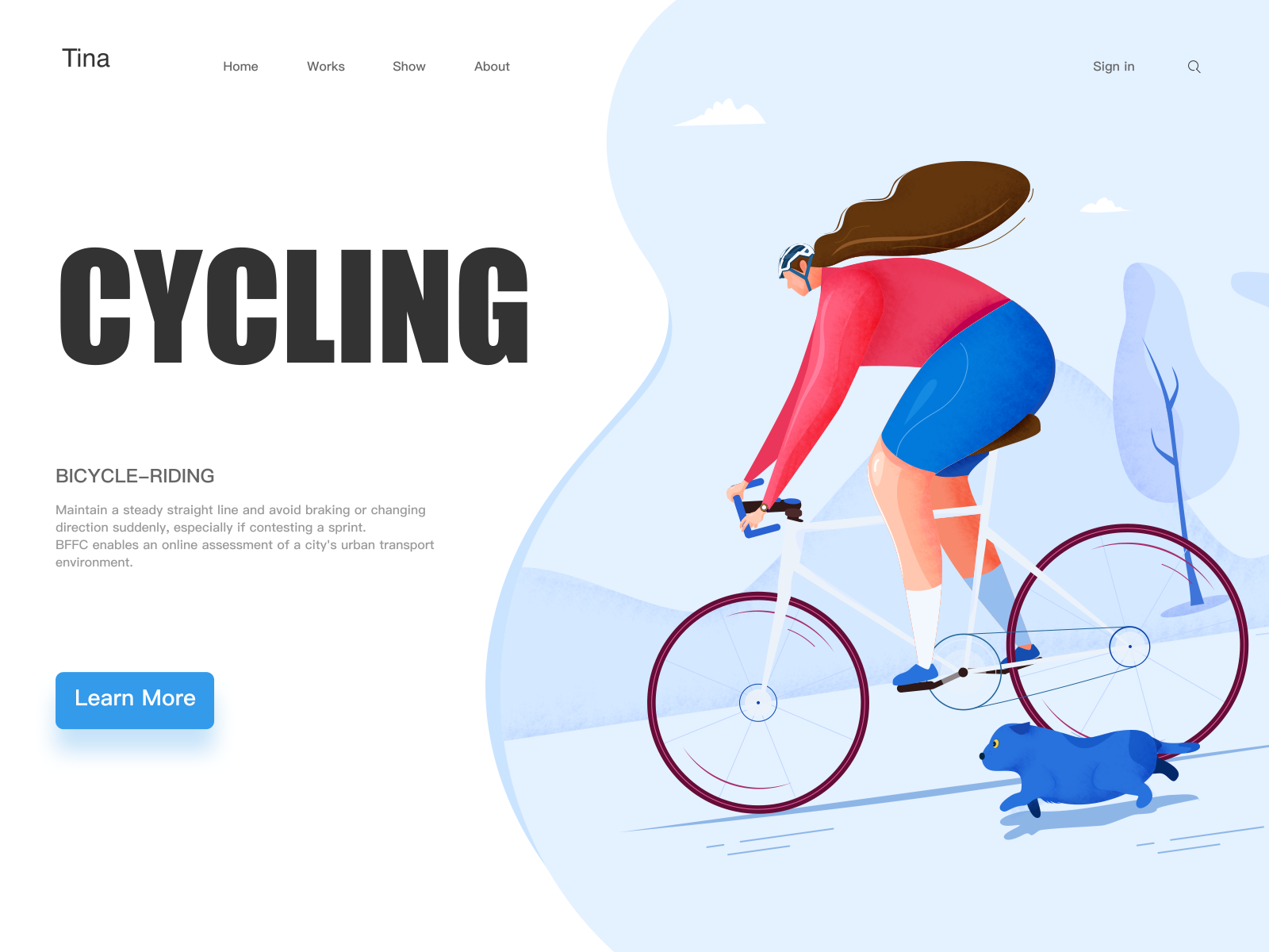 Cycling by Tina Lee for Top Pick Studio on Dribbble