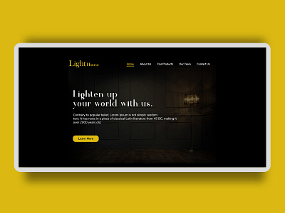 Website landing - Light House Company