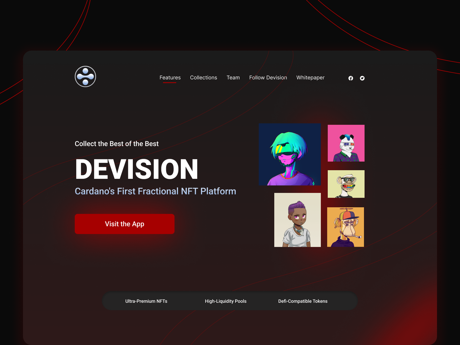 Minimal NFT Website Landing Page UI by Nasib Hasan on Dribbble