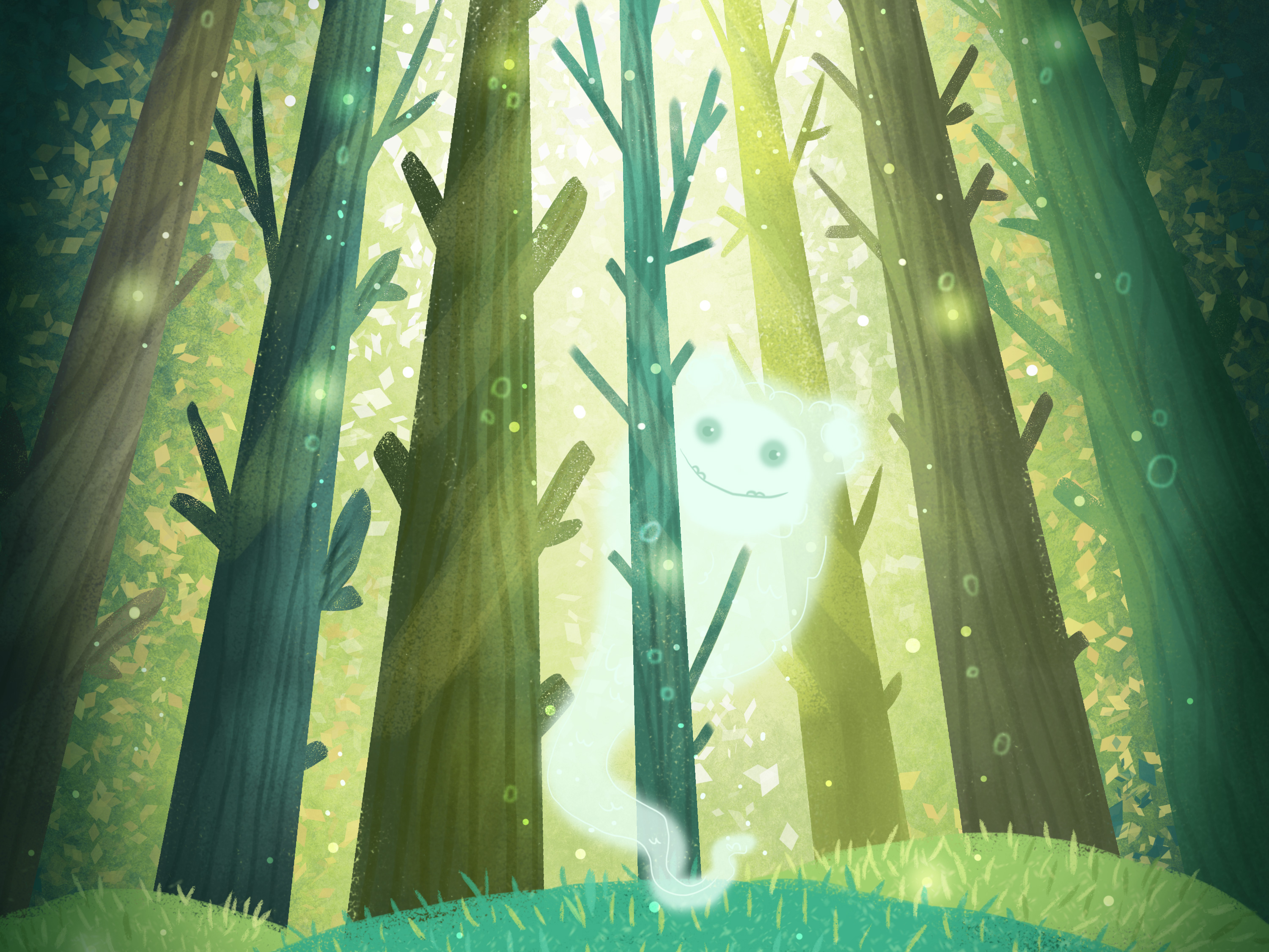 Magical forest by Tatiana Guleva on Dribbble