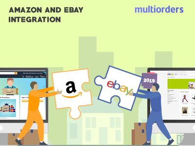 SOLUTION: Amazon And eBay Integration 2019 Multiorders Dribbble online store online shop order fulfillment order management inventory management shipping management ecommerce multichannel integration ebay amazon