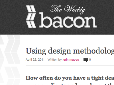 Weekly Bacon Site