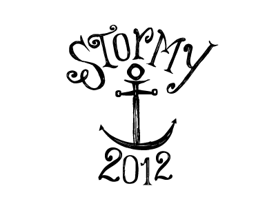 Stormy boat crest boat fun logo summer swirly