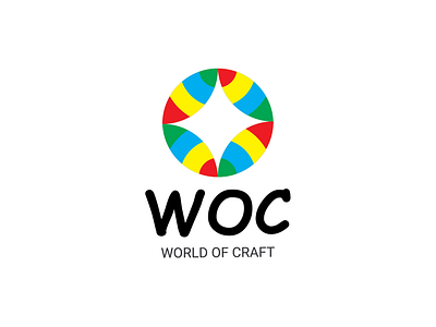 World Of Craft Logo Design art direction arts artwork branding craft creative illustration logo logodesign world logo