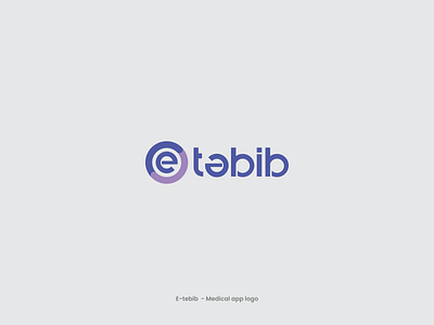 Etebib medical app logo design e tabib logo etebib etebib logo logo medical medical logo