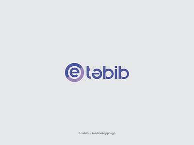 Etebib medical app logo design