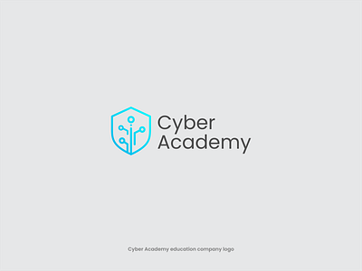 Cyber Academy education company logo design cyber academy cyber academy logo cyber logo education education logo education logo design logo logo dsign shahin aliyev
