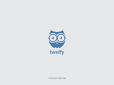 Twelfy game app logo design