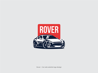 ROVER - car sale company logo design car car logo company logo graphic design illustration logo logo design rover rover logo sale sale logo sales shahin aliyev