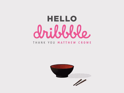 Hello Dribbble