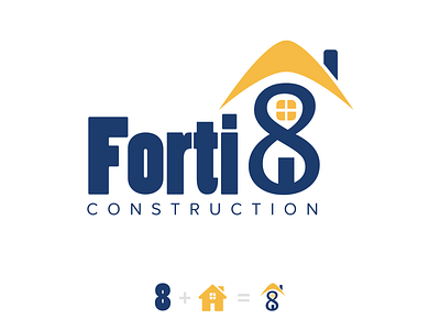 forti 8 construction Logo concept