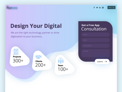 It company Website branding flat identity logo logo design typography ui design ux